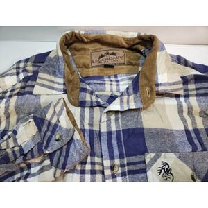 Legendary Whitetails Mens‎ Flannel Shirt Plaid Long Sleeve Button Up Size M